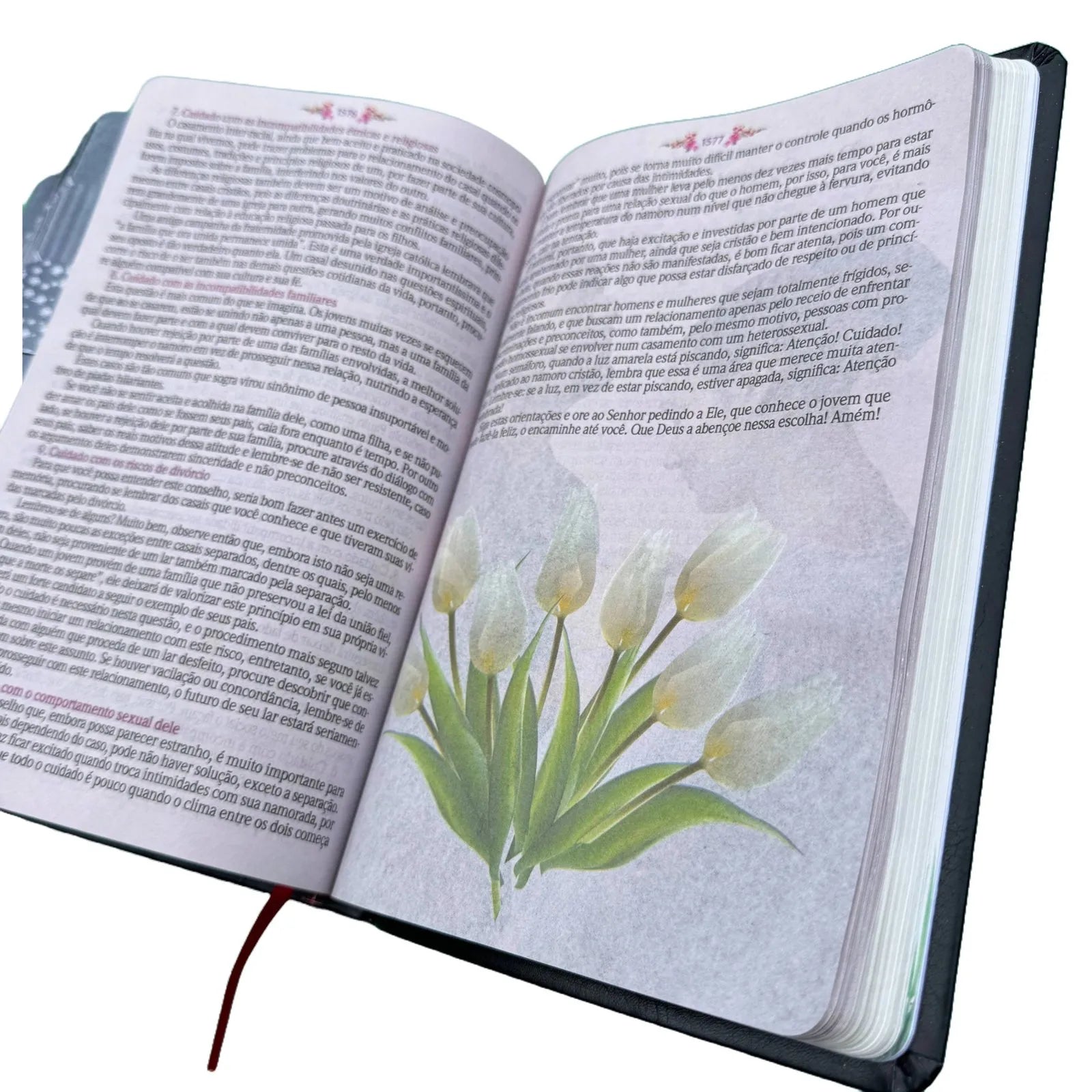 Bíblia da Mulher Sábia de Estudos Preta Fé com Harpa ARC
