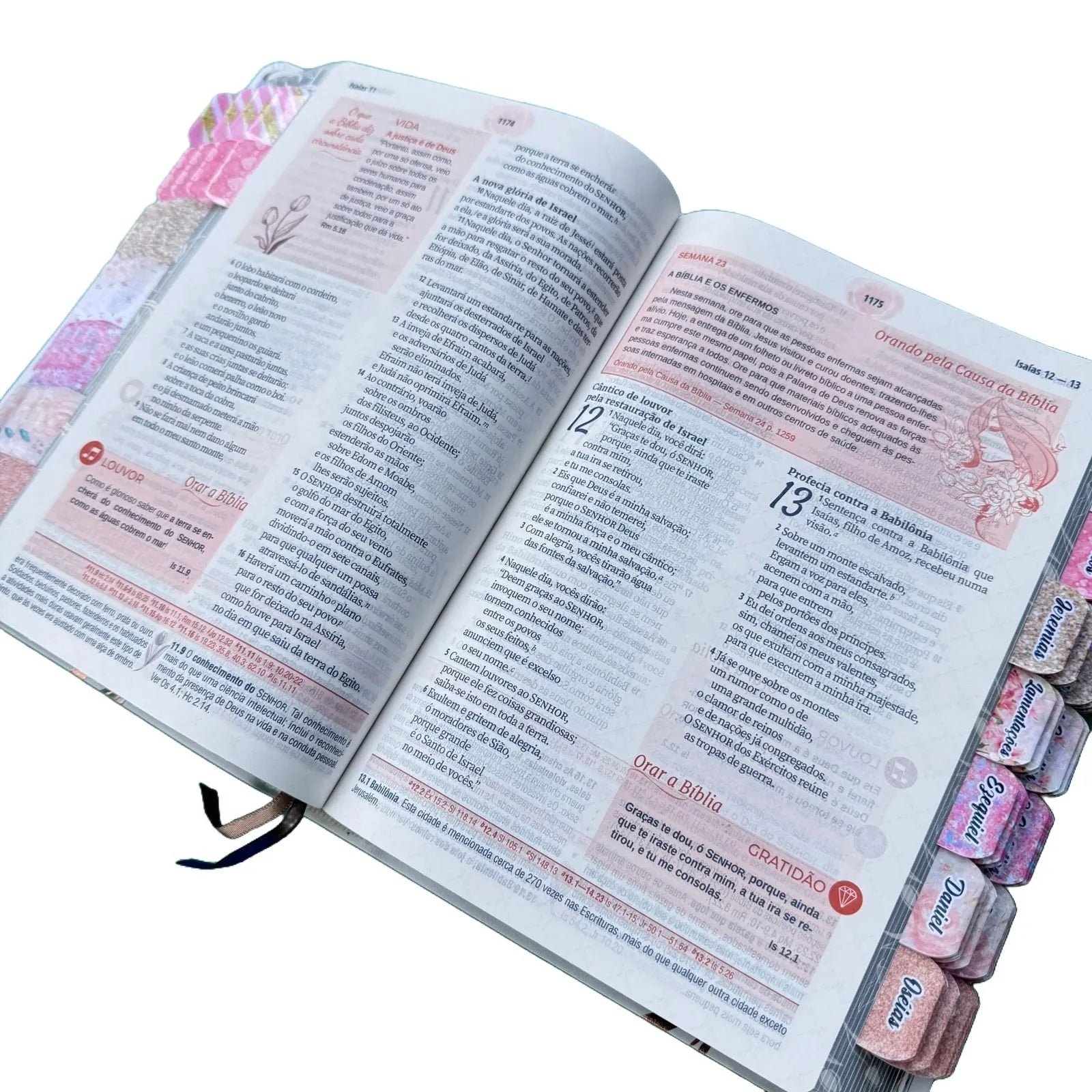 Bíblia da Mulher Sábia de Estudos Preta Fé com Harpa ARC